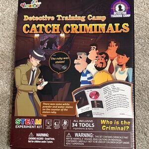 New, unused Detective Training Camp Catch Criminals Kit Toy